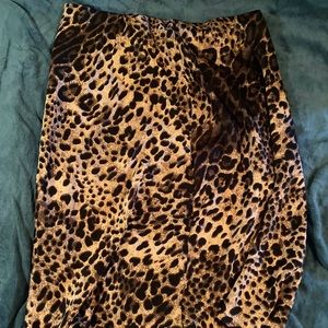 Pencil Cheetah skirt